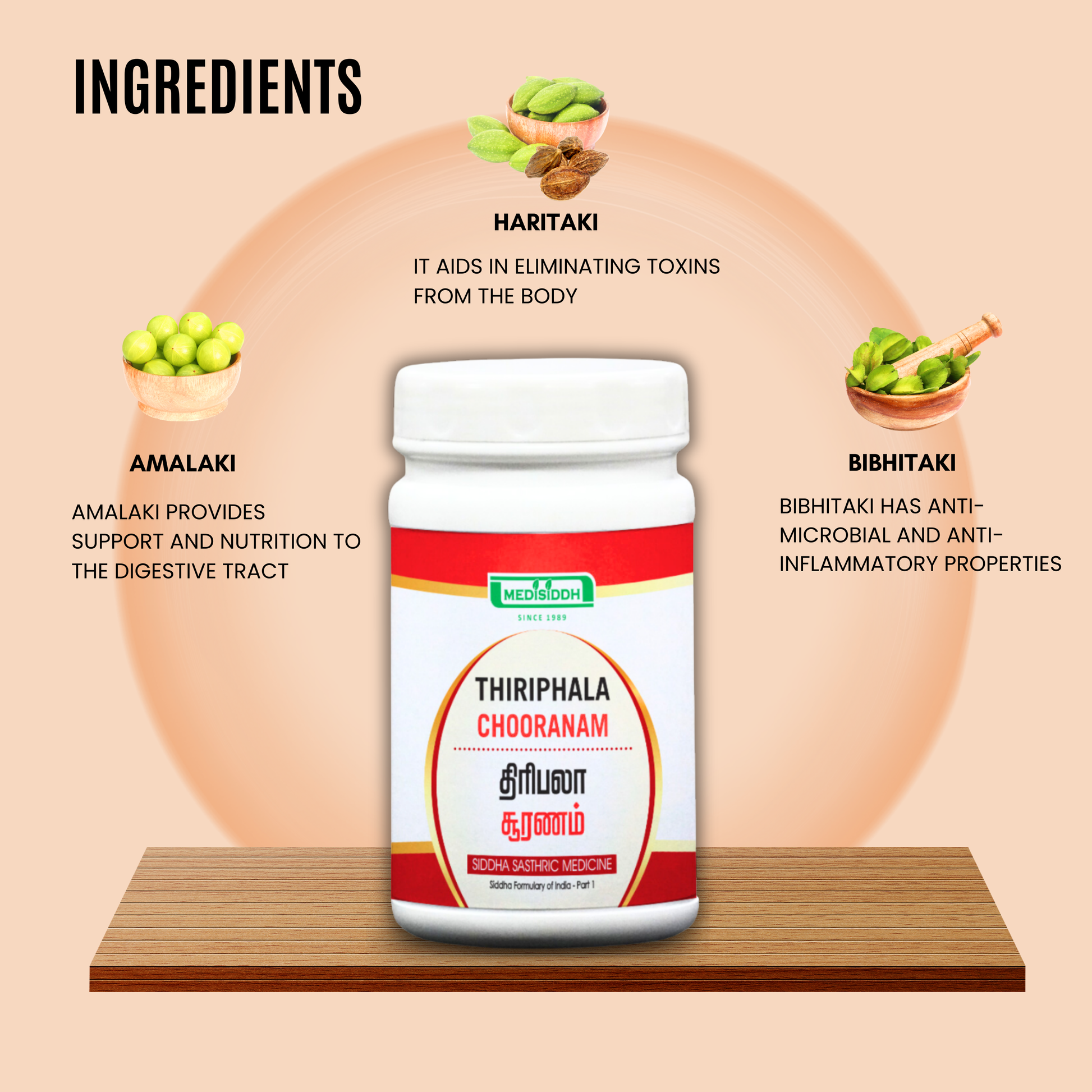 Thiriphala Chooranam / Churna MediSiddh
