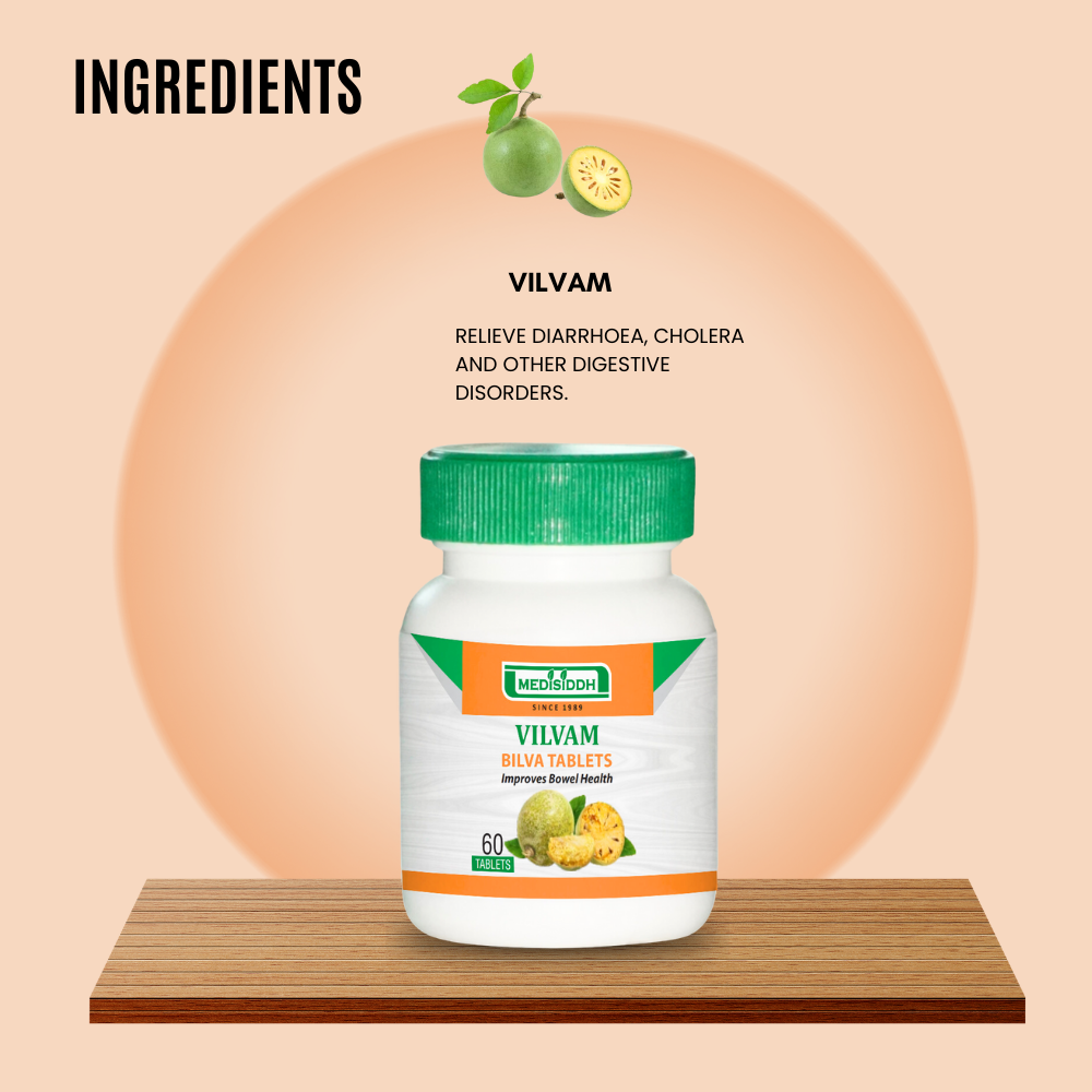 Vilvam / bilva Tablet - bael bilva MediSiddh
