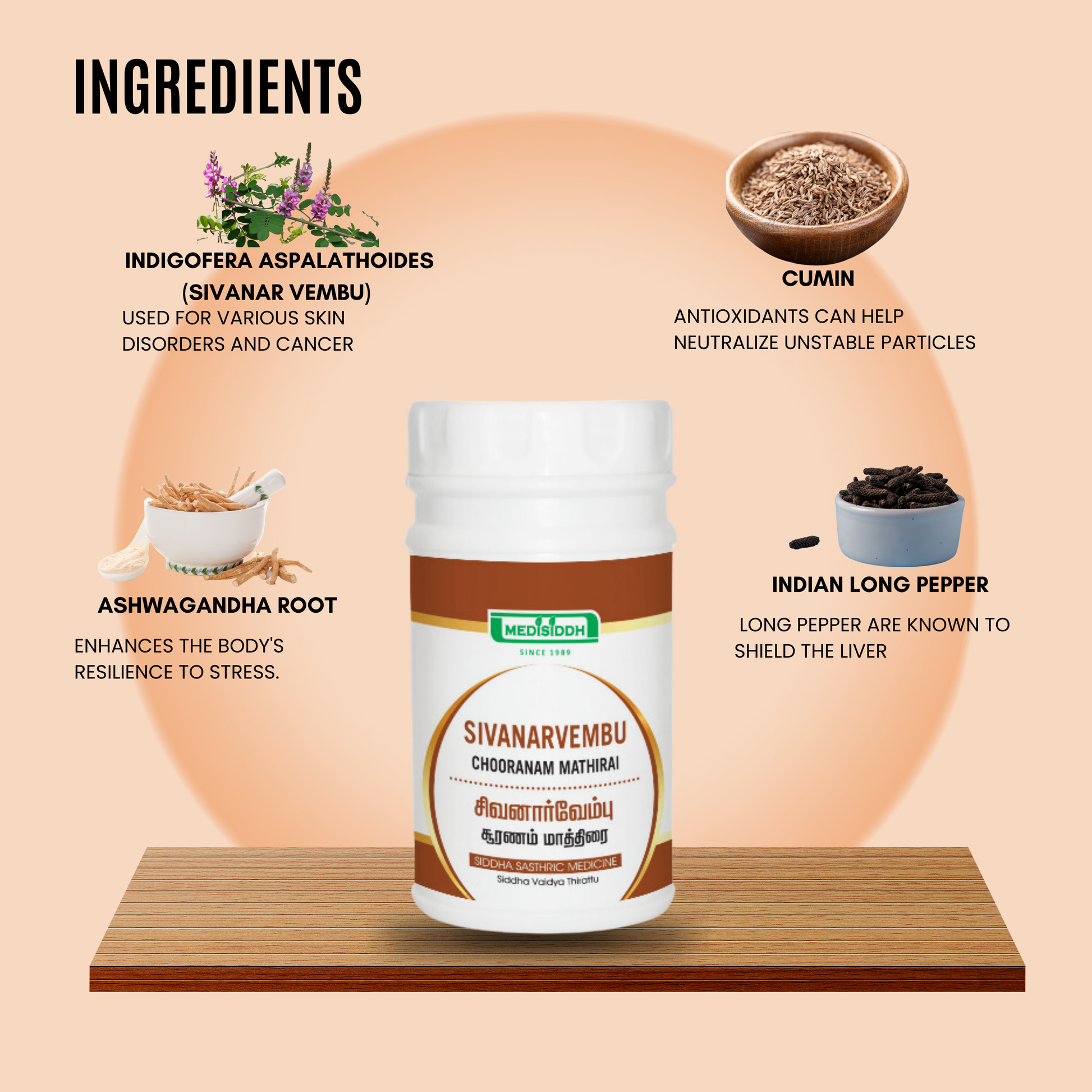 Sivanarvembu Chooranam Tablet /Wiry Indigo chooranam tablet MediSiddh