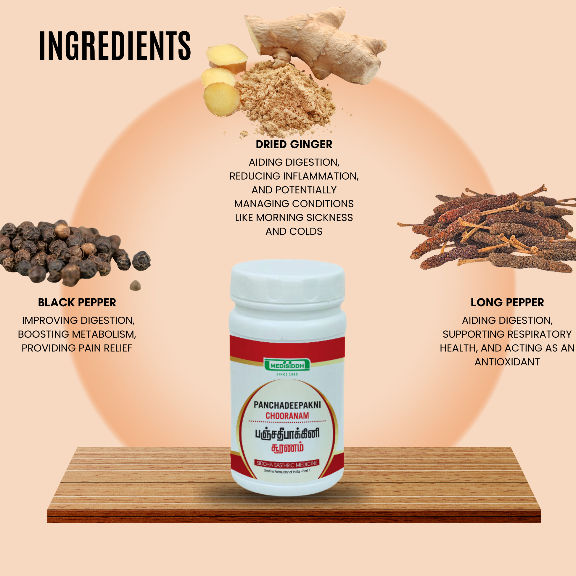 Panchadeepakni chooranam / Panchsakar Churna AllHerbs.com