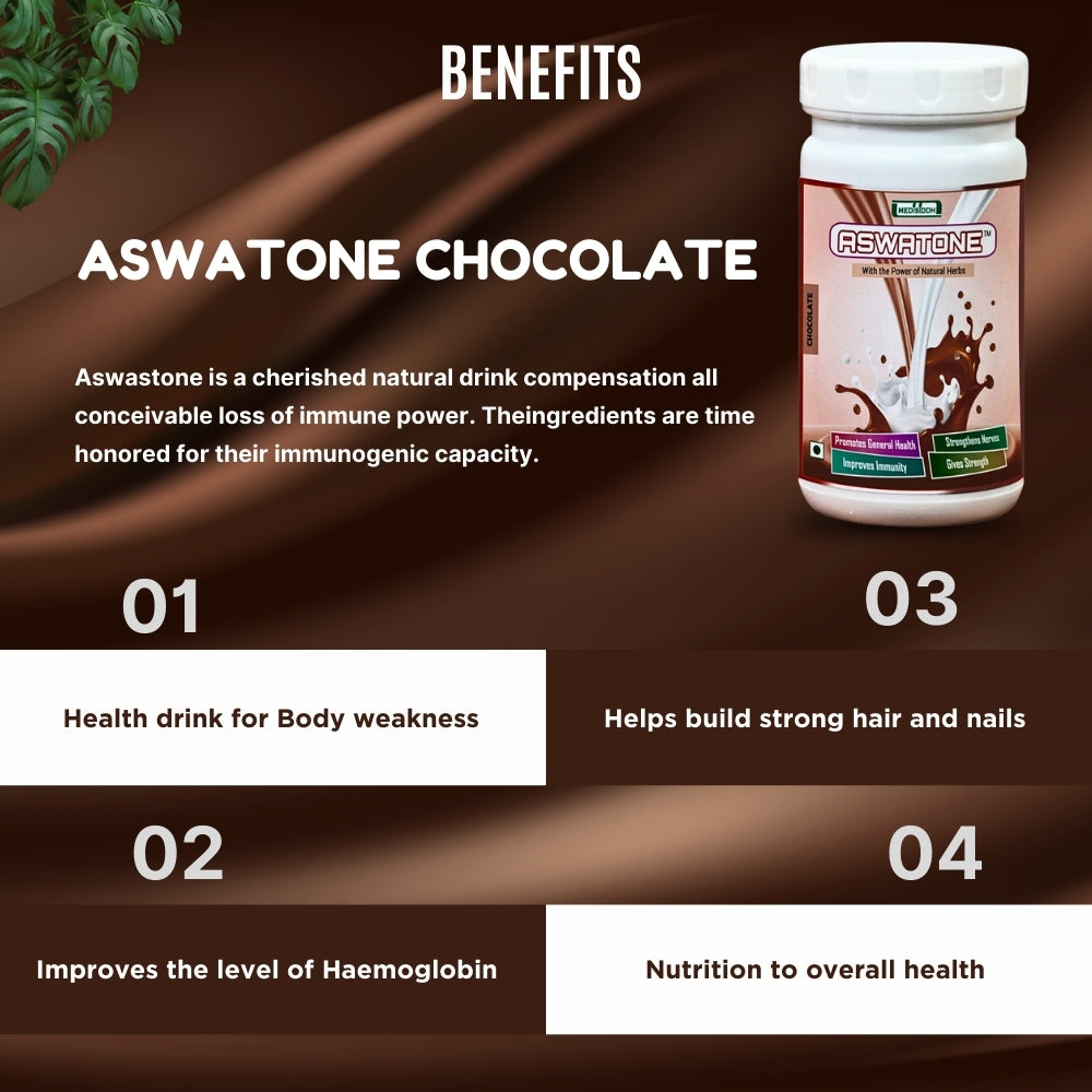 Aswatone Chocolate Powder (Health Drink) MediSiddh