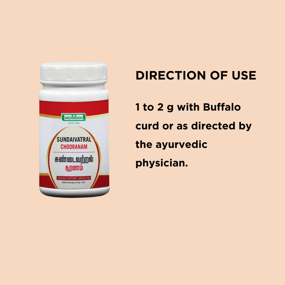 Sundaivatral Chooranam / Turkey berry MediSiddh