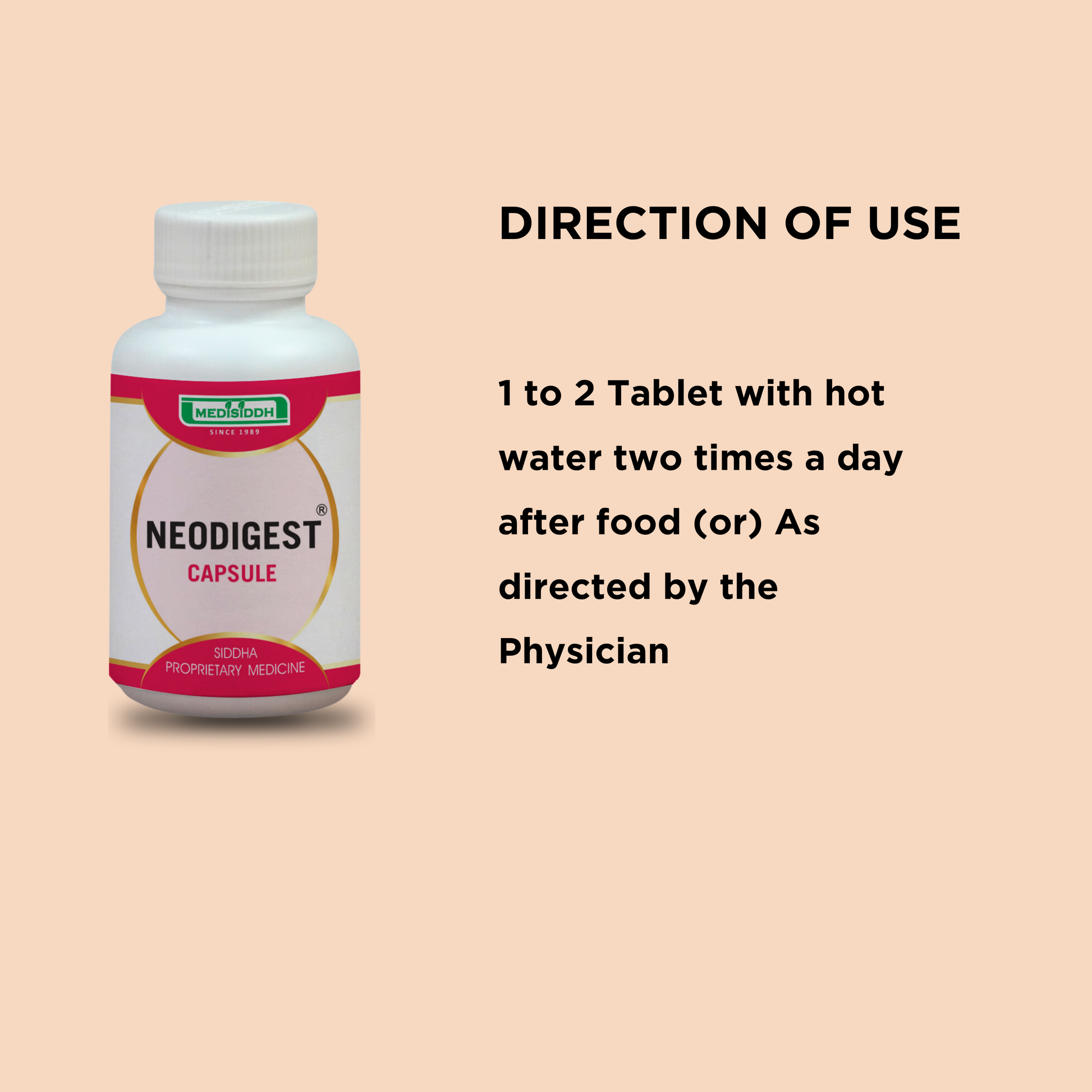Neodigest Capsule for indigestion and bloating AllHerbs.com
