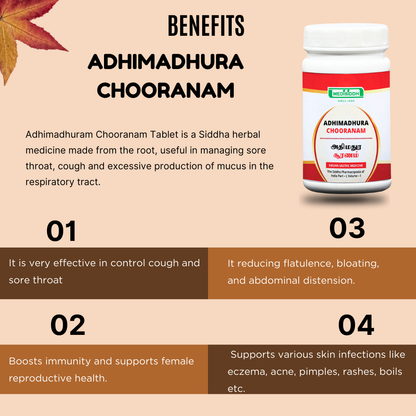 Adhimadhura Chooranam / Licorice Powder - Mulethi MediSiddh
