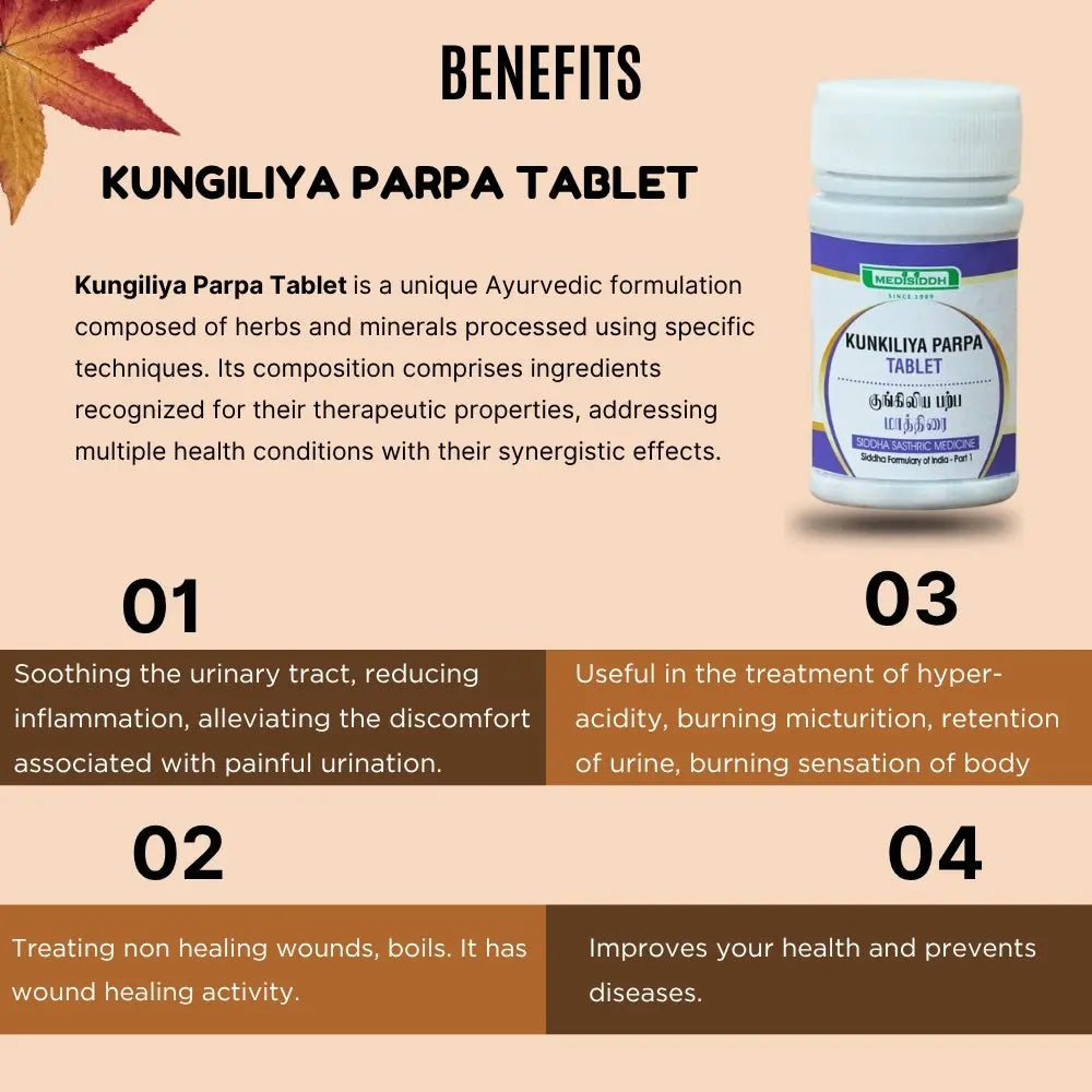 Kungiliya parpam tablet MediSiddh