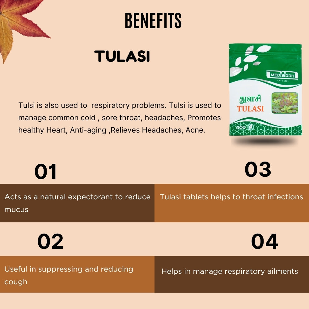 Tulasi Chooranam / Holy Basil powder - ( Tulsi ) MediSiddh